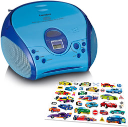 Lenco SCD-24 - Portable Radio/CD-speler - FM Radio - Blauw