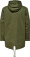 ONLY & SONS ONSALEX TEDDY PARKA JACKET EXP RE VD - Heren Jas - Capuchon met Sherpa voering - Maat S