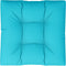 vidaXL - Palletkussen - 70x70x12 - cm - stof - turquoise