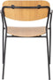 ANLI STYLE ARMCHAIR JOLIEN BLACK/WOOD