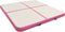vidaXL - Gymnastiekmat - met - pomp - opblaasbaar - 200x200x10 - cm - PVC - roze