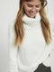 VILA ROLLNECK LS KNIT TOP - Pluizige trui met lange mouwen - XL