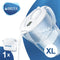 BRITA - Waterfilterkan - Marella XL - 3,5L - Wit - incl. 1 MAXTRA+ waterfilterpatroon