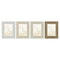 Fotolijsten Home ESPRIT Wit Beige Kristal polyestyreen Scandi 19 x 2 x 24 cm (4 Stuks)