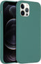 Accezz iPhone 12 Pro / 12 - Liquid Silicone Backcover - MagSafe - Donkergroen