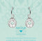 Heart to Get 925 Sterling Zilveren Oorringen - Bohemian Coin Heart - Zilver