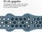 imoshion Sport⁺ bandje - Geschikt voor Apple Watch 1, 2, 3, 4, 5, 6, 7, 8, 9, 10 (42 mm), SE - 38/40/41 mm - Blue & Black - S/M