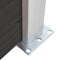 vidaXL - Schuttingpaneel - 175x146 - cm - HKC - zwart
