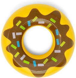 Houten Donut met chocolade glazuur