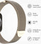 imoshion Milanees magnetisch bandje - Geschikt voor Apple Watch 1, 2, 3, 4, 5, 6, 7, 8, 9, 10 (42 mm), SE - 38/40/41 mm - Sterrenlicht - S