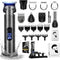 Sansbeauté 8-in-1 Baardtrimmer - Trimmer Baard Lichaam 0.5-15MM - Waterproof - Zilver