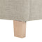 SENNEZ - Tweepersoonsbed - Beige - 160 x 200 cm - Polyester