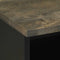vidaXL - Nachtkastje - 40x33x46 - cm - massief - mangohout - zwart