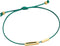 Esprit ESBR00741521 Mini - Armband - Textiel - Groen en goudkleurig - 21 cm