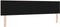 vidaXL - Hoofdbord - met - knopen - Donkerbruin - 200 - cm - Stof