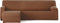 Hoes voor chaise longue met korte armleuning links Eysa BRONX Bruin 110 x 110 x 310 cm