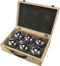 Tactic 56319 - Jeu de Boules - 6 metalen ballen - Houten doos