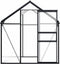 vidaXL - Tuinkas - 3,61 - m³ - aluminium - antracietkleurig