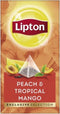 Thee Lipton Exclusive Perzik Mango 25 piramidezakjes