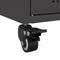 vidaXL - Dressoir - 100,5x39x72 - cm - staal - zwart