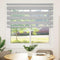 vidaXL - Zebra - rolgordijn - 145x100 - cm - stofbreedte - 140,9 - cm - lichtgrijs