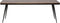 BePureHome Rhombic Eettafel - Hout/Metaal - Naturel - 76x220x90
