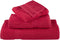 vidaXL - Handdoeken - SOLUND - 2 - st - 600 - g/m² - 50x100 - cm - rood