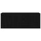 vidaXL - Zwarte - Eiken - TV-meubel - 80x30x30 - cm - Gemaakt - van - Engineered - Wood