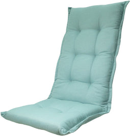 Kussen hoge rug ca.123x50cm Outdoor WR Napels azure