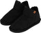 Apollo - Home Boots Dames - Suede - Zwart - Maat 37/38 - Sloffen dames