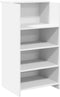 vidaXL - Receptiebalie - 55x50x103,5 - cm - bewerkt - hout - wit
