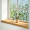 vidaXL - Vensterbanken - 2 - st - 70x30x2 - cm - massief - eikenhout - lichtbruin
