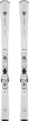 Rossignol Nova 6 - Piste ski's - Inclusief Look Xpress W 11 GW B83 bindingen - Wit/zwart (156 cm)