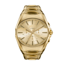 Diesel D-CURVE - Polshorloge - Chronograaf - Goudkleurig 48 mm