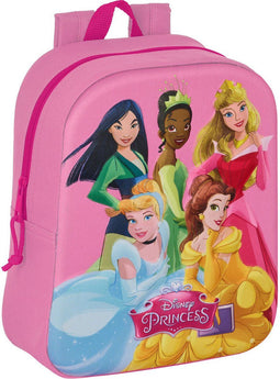 Schoolrugzak Disney Princess Roze 22 x 27 x 10 cm 3D