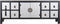 TV-tafel met Laden DKD Home Decor Spar Zilverkleurig Zwart Hout MDF 130 x 24 x 51 cm