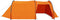 vidaXL Tent 4-persoons grijs en oranje