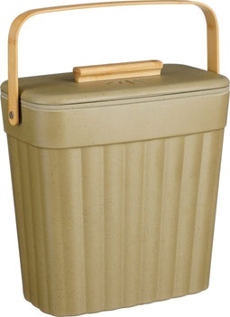 Mica Decorations Manja Afvalemmer - 7 Liter - Bamboe - Groen