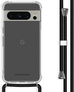 iMoshion Hoesje Geschikt voor Google Pixel 8 Pro Hoesje Met Koord - iMoshion Backcover met koord - Zwart