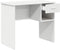 vidaXL - Bureau - met - Opslag - Wit - 90x49.5x75 - cm - Bewerkt - hout
