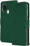 Accezz Galaxy A21s - Flip cover - Krasbestendig Schokbestendig - Groen