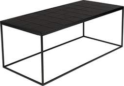 Zuiver Glazed Salontafel 93x42,5 cm Zwart