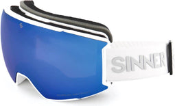 SINNER BOREAS - Skibril - Verwisselbare lenzen met anti-fog - Mat Wit