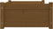 vidaXL - Hondenmand - 75,5x55,5x28 - cm - massief - grenenhout - honingbruin
