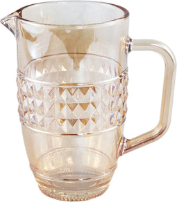 PTMD Ky Amber glass luster pitcher