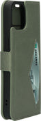 Mobiparts iPhone 14 - Classic Wallet Case - Ruimte voor pasjes - Groen