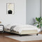 vidaXL - Bedframe - kunstleer - crèmekleurig - 100x200 - cm