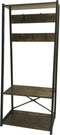 Staande kapstok Garderobe rek industrieel Stoer met schoenenrek 136 cm hoog