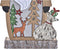 Verlichte decoratie DKD Home Decor Kerstmis (18 x 7 x 40,5 cm) (3 Stuks)