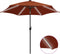vidaXL - Parasol - met - LED-verlichting - en - aluminium - paal - 270 - cm - terracotta